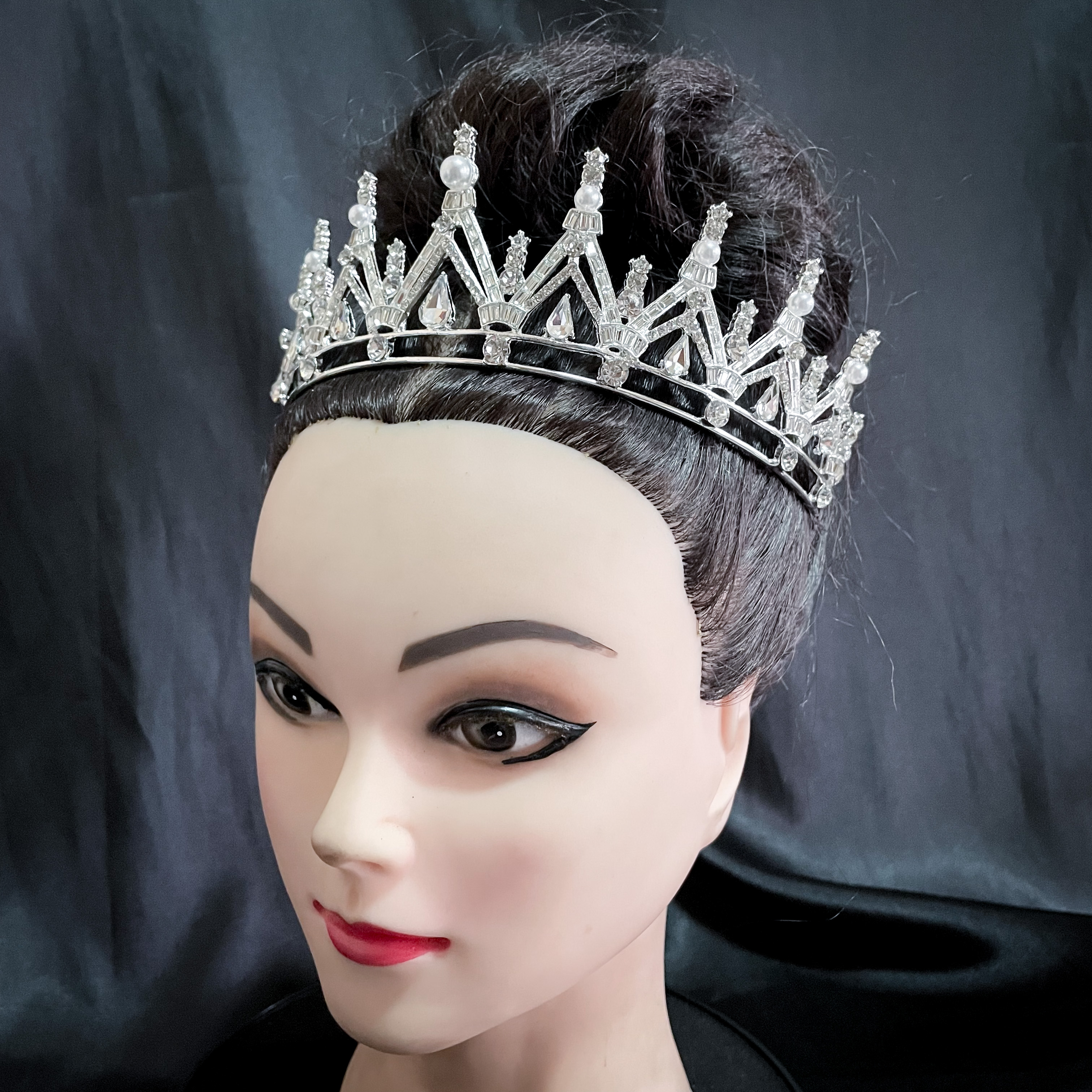 (พร้อมส่ง) เทียร่า 314 มงกุฎนางงาม มงกุฎเจ้าสาว งานสวย ปราณีต QCเพชรทุกเม็ด สินค้าพร้อมส่งจากไทย