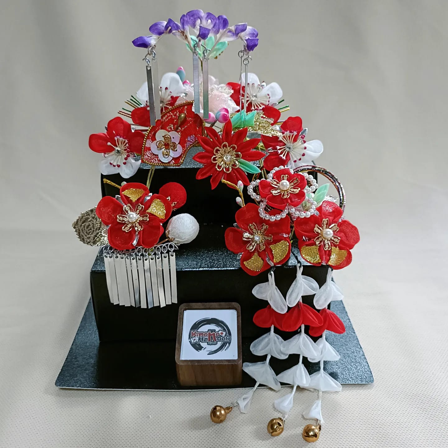 ชุดปิ่นดอกไม้ญี่ปุ่นใหญ่PINJ038