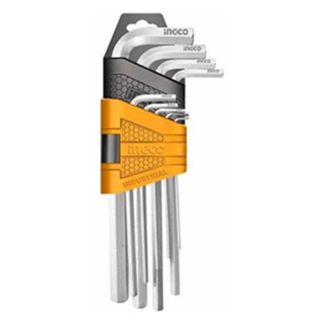 INGCO ชุดประแจหกเหลี่ยม ประแจแอล ยาวพิเศษ รุ่น HHK11091