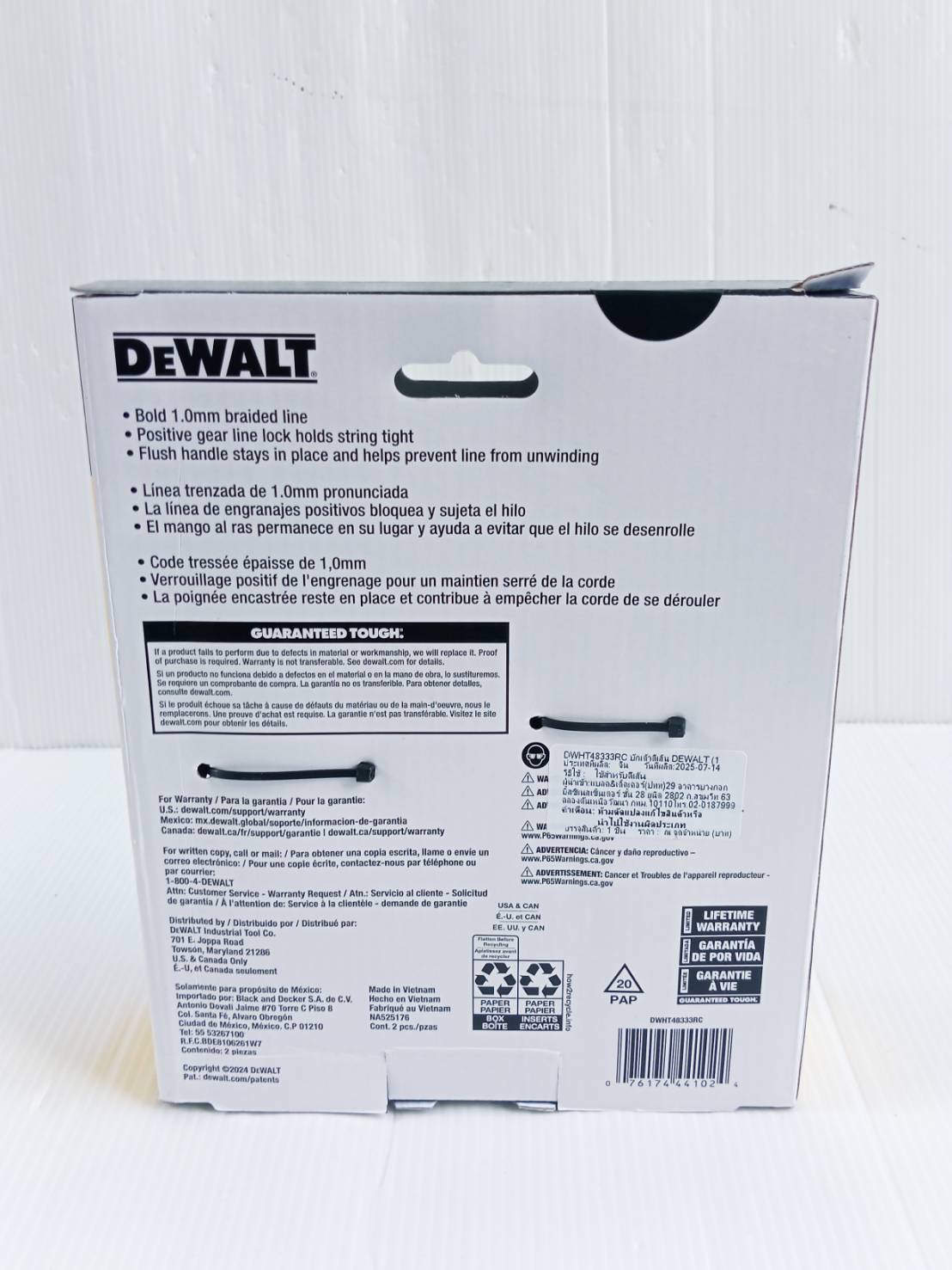 DEWALTชุดบักเต้าตีเส้น รุ่น DWHT48333RC แบบวัสดุผสม (สีแดง)