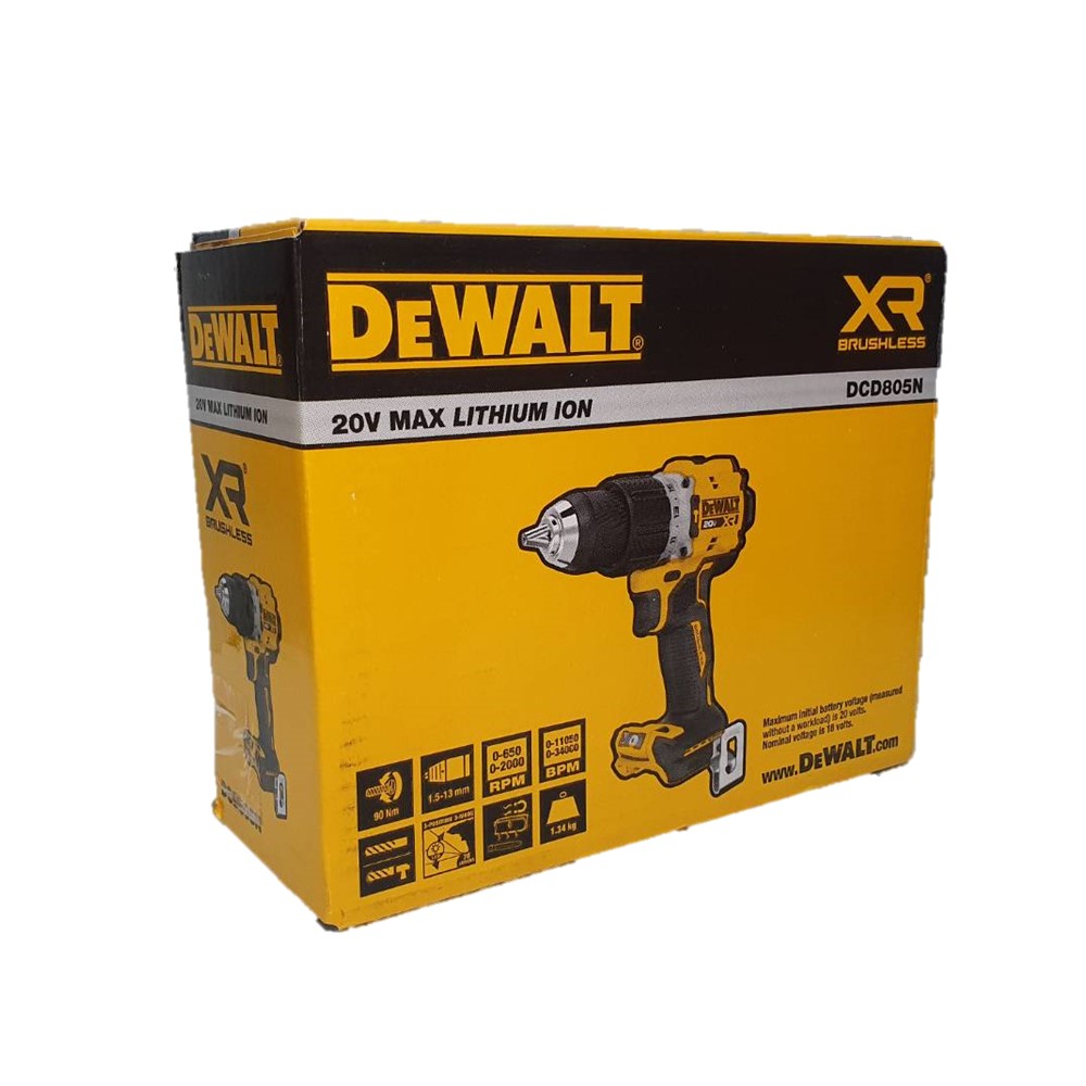 สว่านกระแทกไร้สาย20V DCD805N-B1 DEWALT