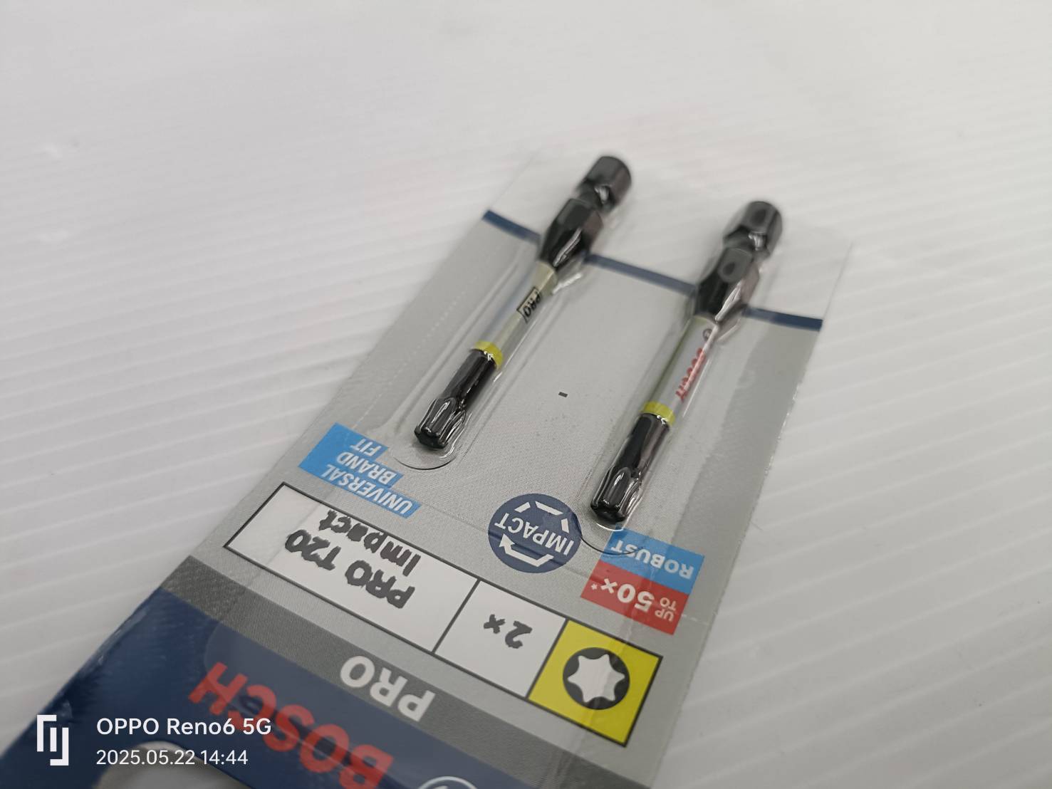BOSCH ดอกไขควง T20 Impact Pro 2ชิ้น #2608522530