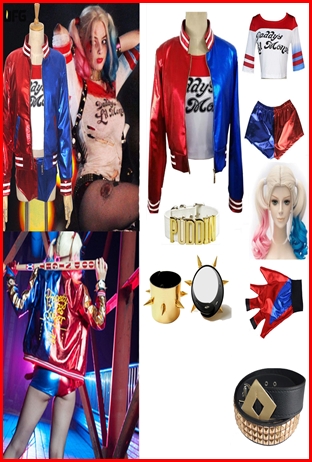 ชุด Harley Quinn / suicide squad 2016 / ชุดฮารี่ควิน