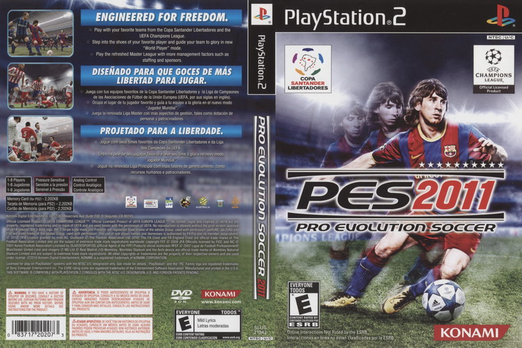 PRO EVOLUTION SOCCER 2011 [US : DVD5 1 Disc]