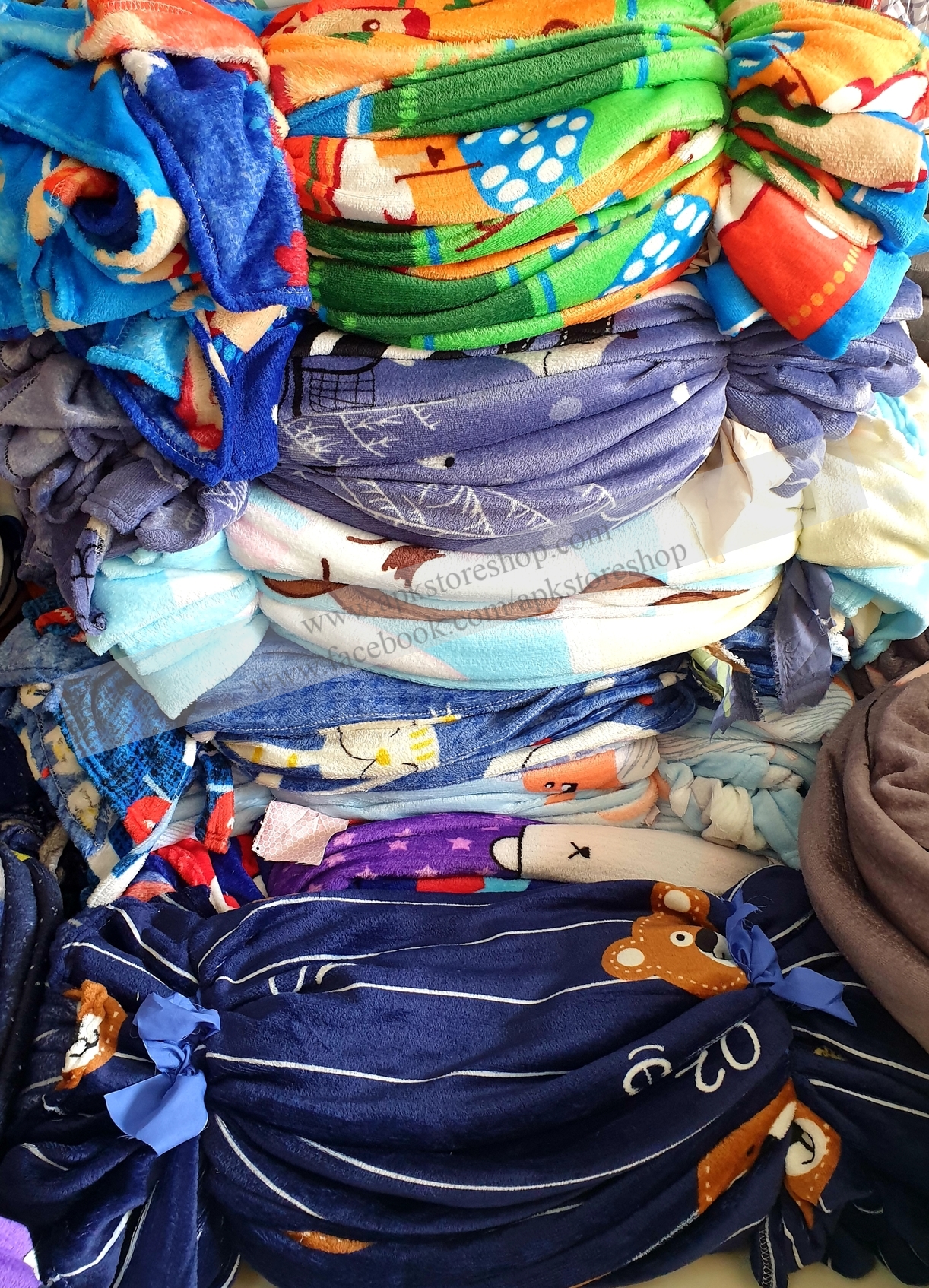 ขายส่ง ผ้าห่มนาโน แบบบาง #APK57-ลายการ์ตูน ส่ง 57 บาท