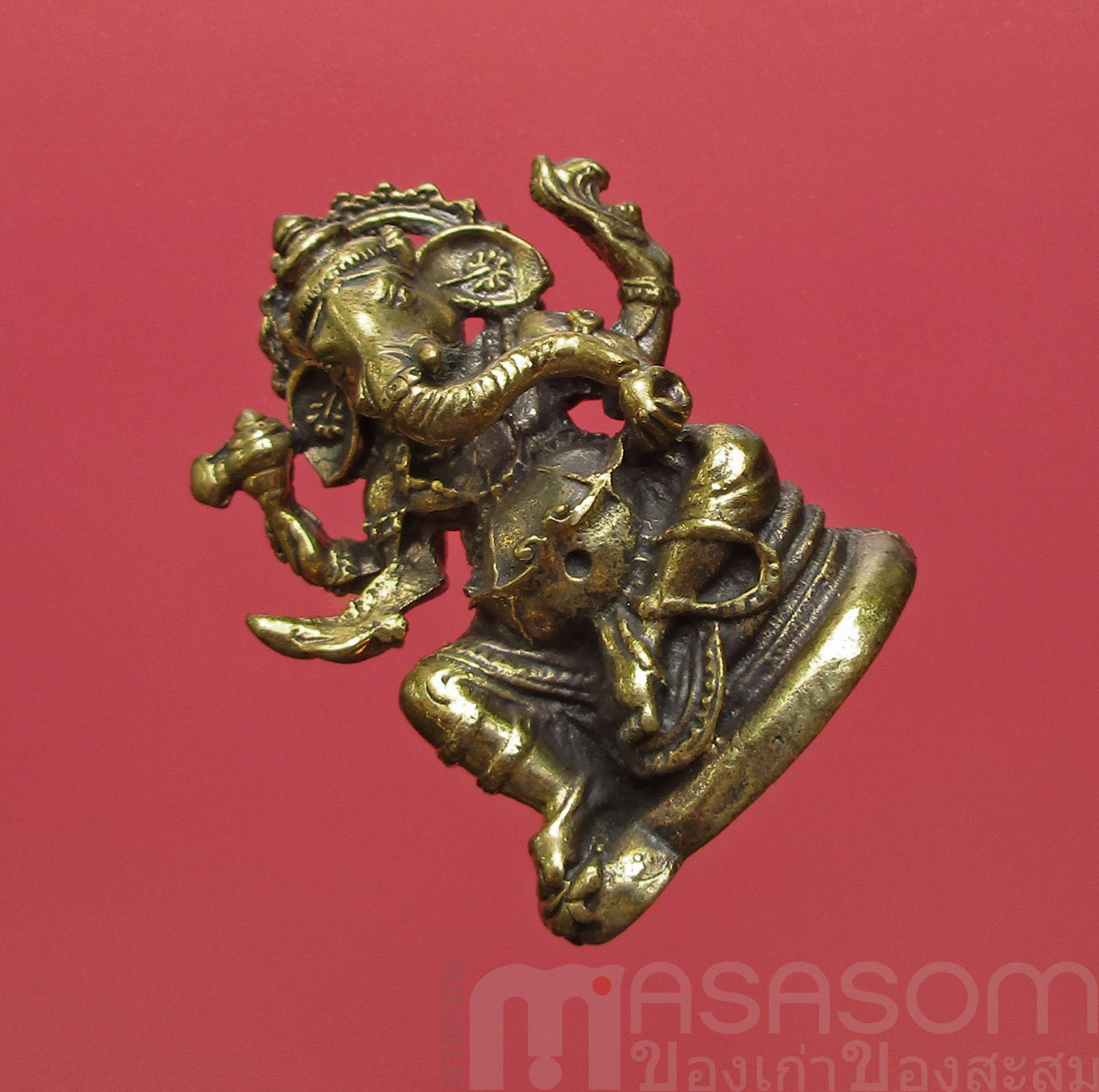 พระพิฆเนศทองเหลืองขนาดเล็ก