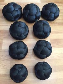 (พร้อมส่ง) โก๊ะผมสานตะกร้อ