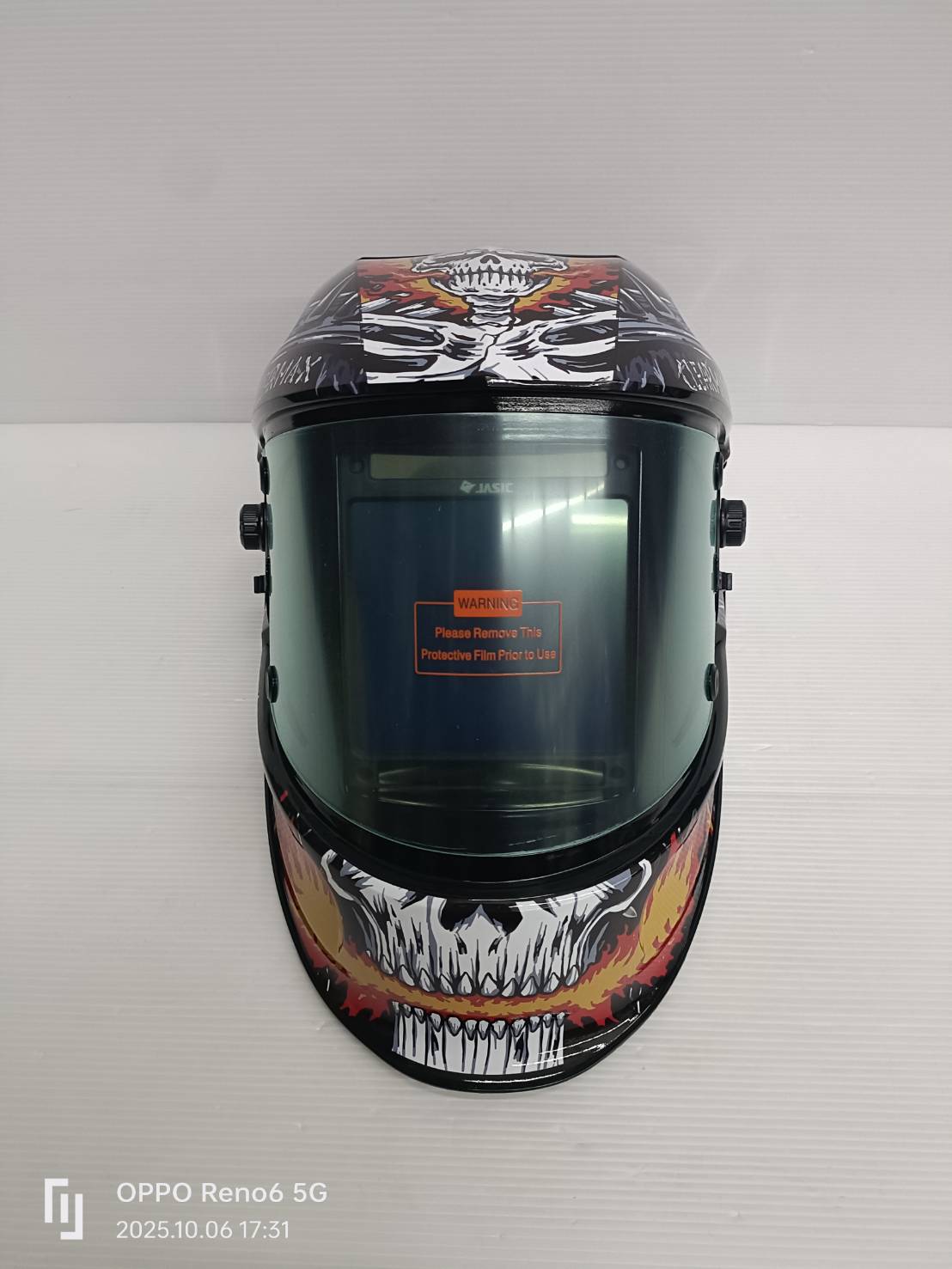 หน้ากากปรับแสงอัตโนมัติ JASIC รุ่น LY800J มีโหมดเครื่องเจียร