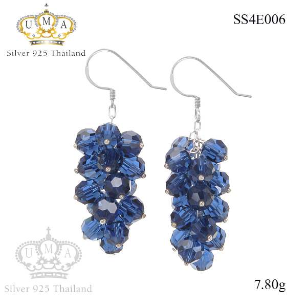 ต่างหูคริสตัล - Crystal swarovski earrings
