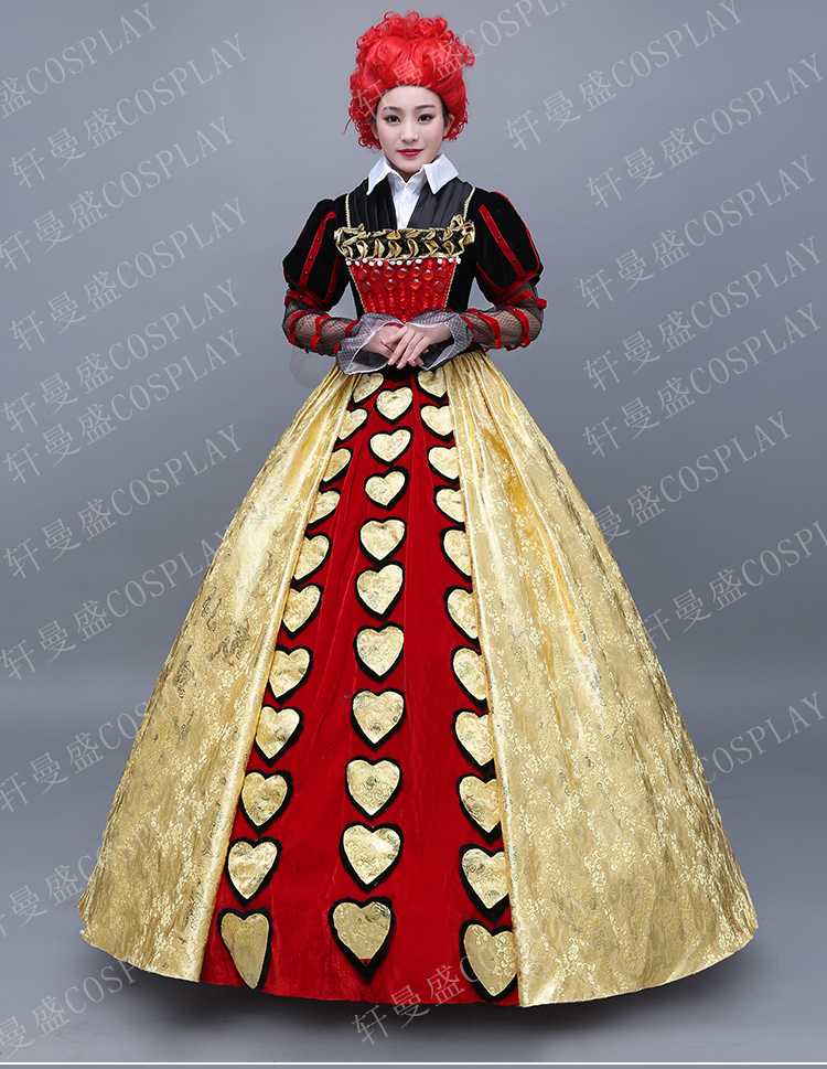 ชุดราชินีโพแดง / ชุดราชินีอิเรซเบธ / ชุด Red Queen @ อลิส อิน วันเดอร์แลนด์ / ชุดราชินีแดง / ชุดราชินีไพ่