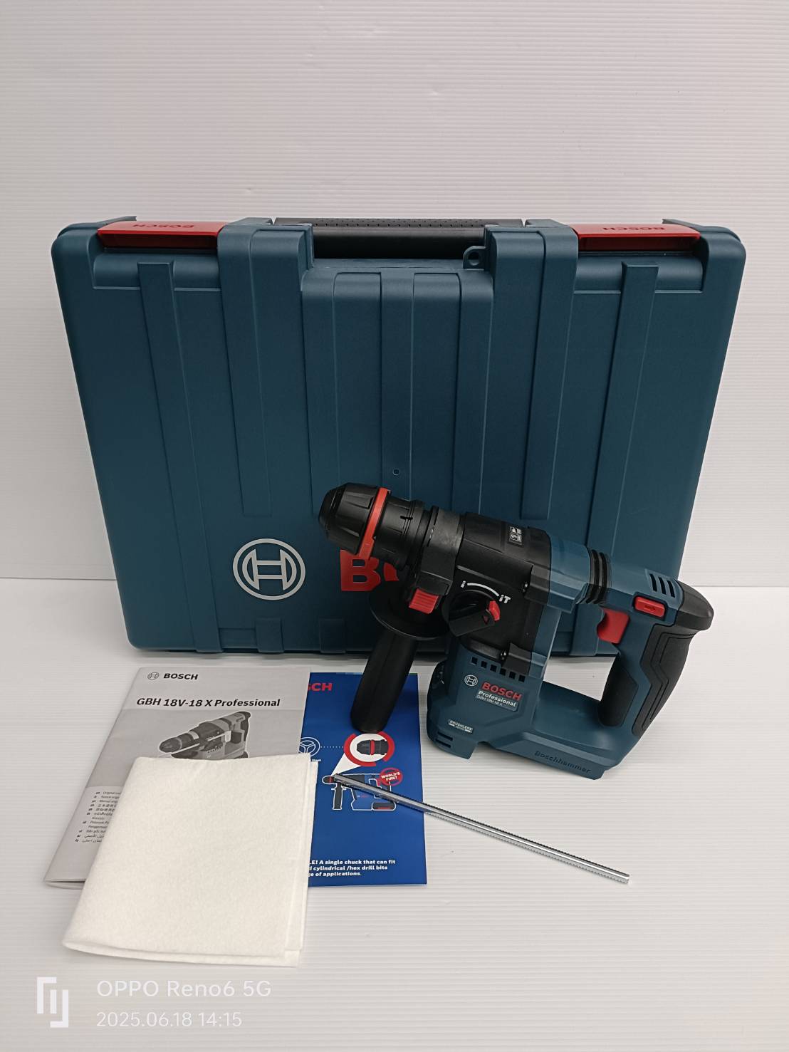 สว่านโรตารี่2ระบบ GBH18V-18X ONE CHUCK BOSCH SOLO