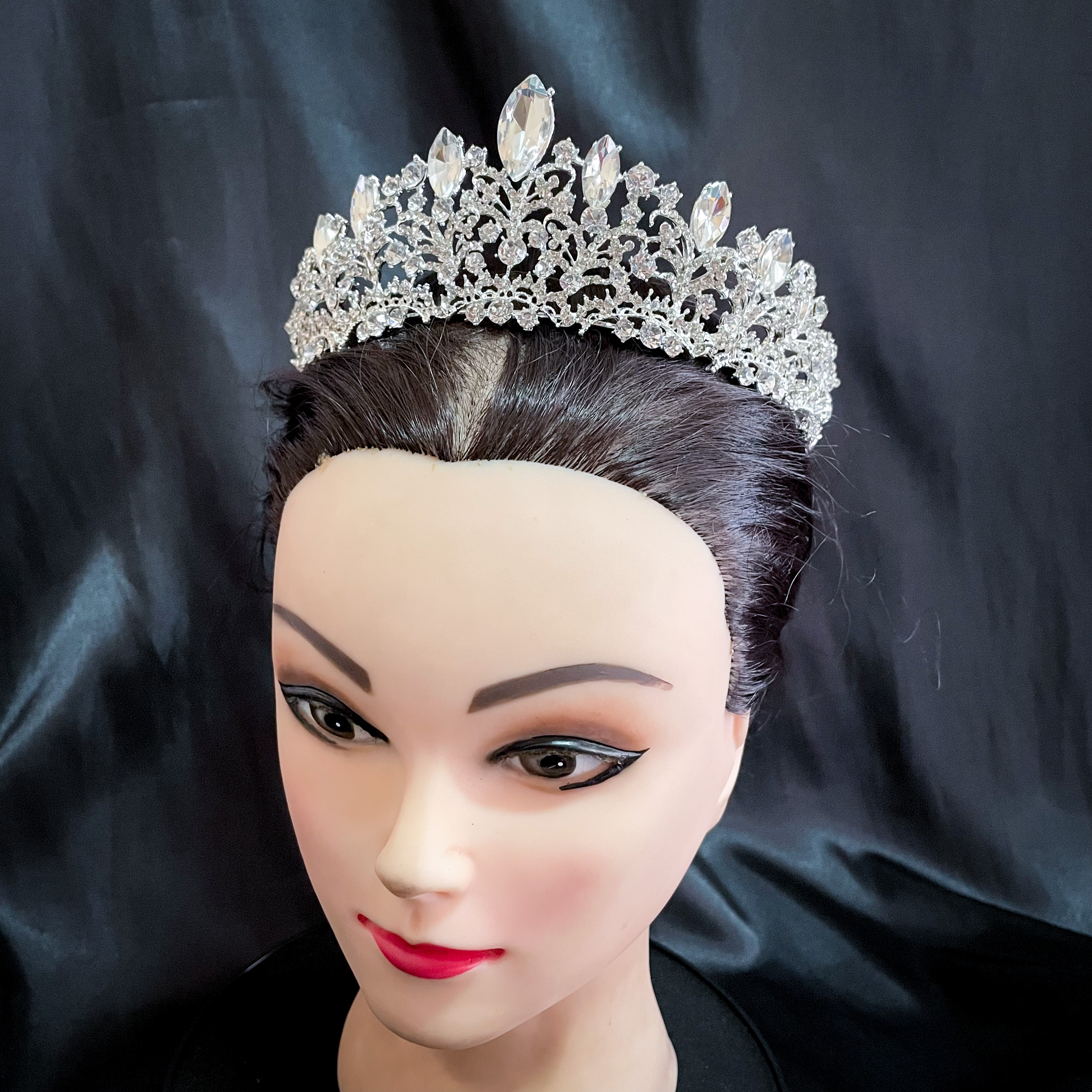 (พร้อมส่ง) เทียร่า 324 มงกุฎเจ้าหญิง งานสวย ปราณีต QCเพชรทุกเม็ด สินค้าพร้อมส่งจากไทย