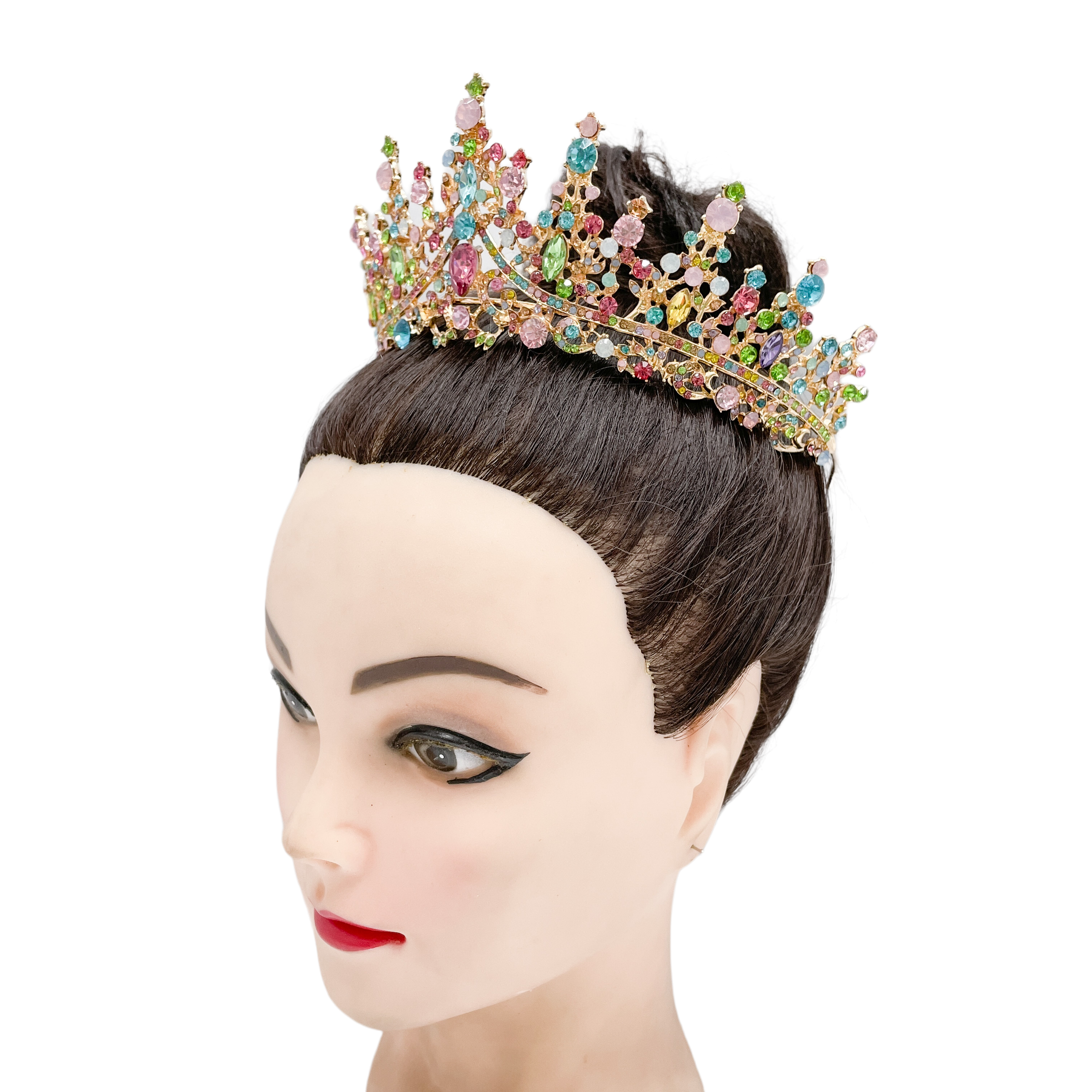 (พร้อมส่ง) เทียร่า 273 สีรวมสี มงกุฎนางงาม งานสวย ปราณีต QCเพชรทุกเม็ด ร้านคนไทย คุยง่าย ส่งเร็ว