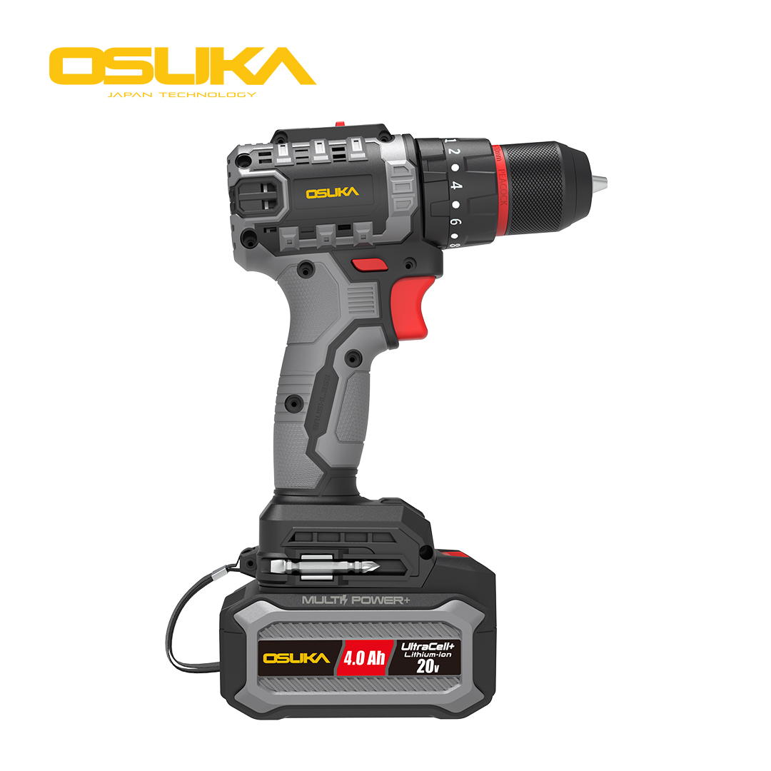 ชุดคู่หู สว่าน+เครื่องจียร ไร้สายไร้แปรงถ่าน 20v OCK151-M2 OSUKA