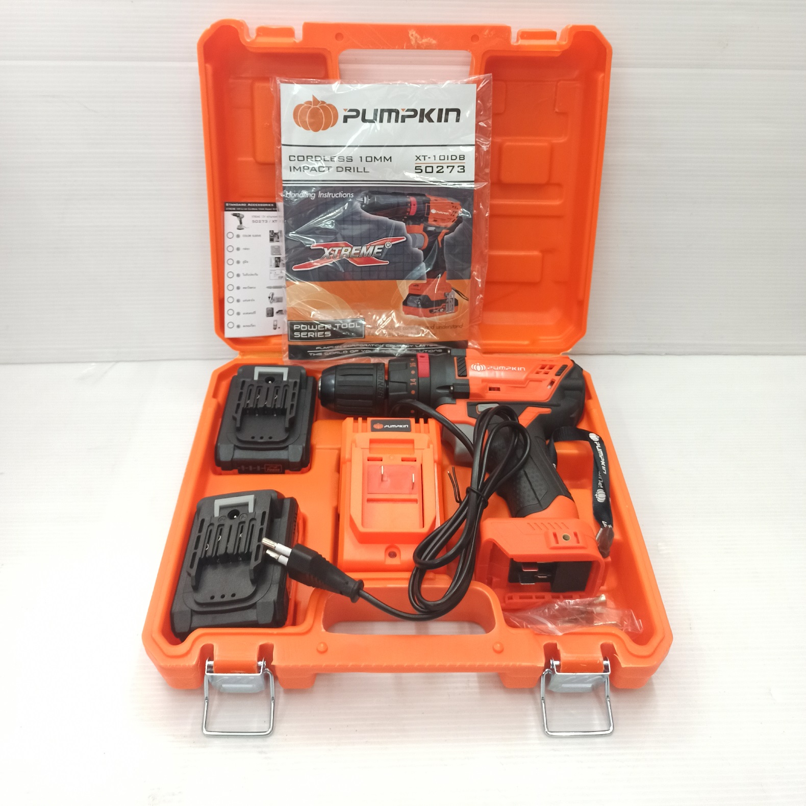 สว่านกระแทก12V XT-10IDB PUMPKIN #50273