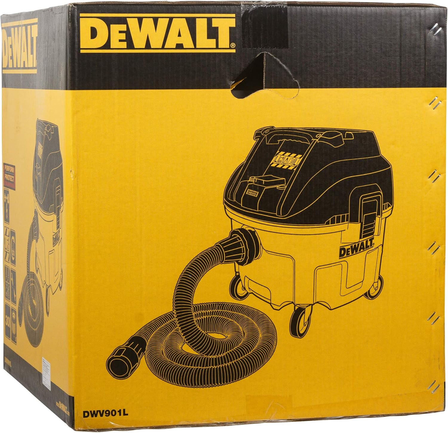 DEWALT รุ่น DWV901L-QS เครื่องดูดฝุ่นแห้งเปียก 30 ลิตร 1400 วัตต์