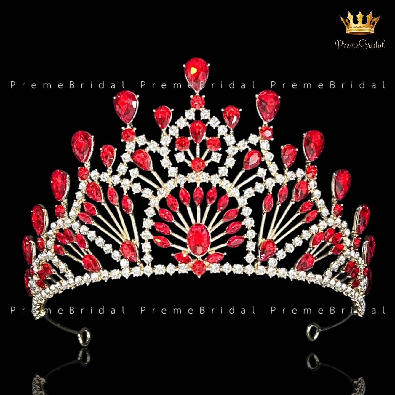 (พร้อมส่ง) เทียร่า 448 มงกุฎครึ่งหัว ไซส์นางงาม ปราณีต QCเพชรทุกเม็ด สินค้าพร้อมส่งจากไทย