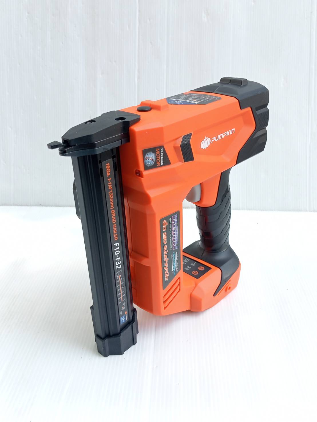 เครื่องยิงตะปูไร้สาย20V F32 INF-F32BNB PUMPKIN (เครื่องเปล่า) 50481