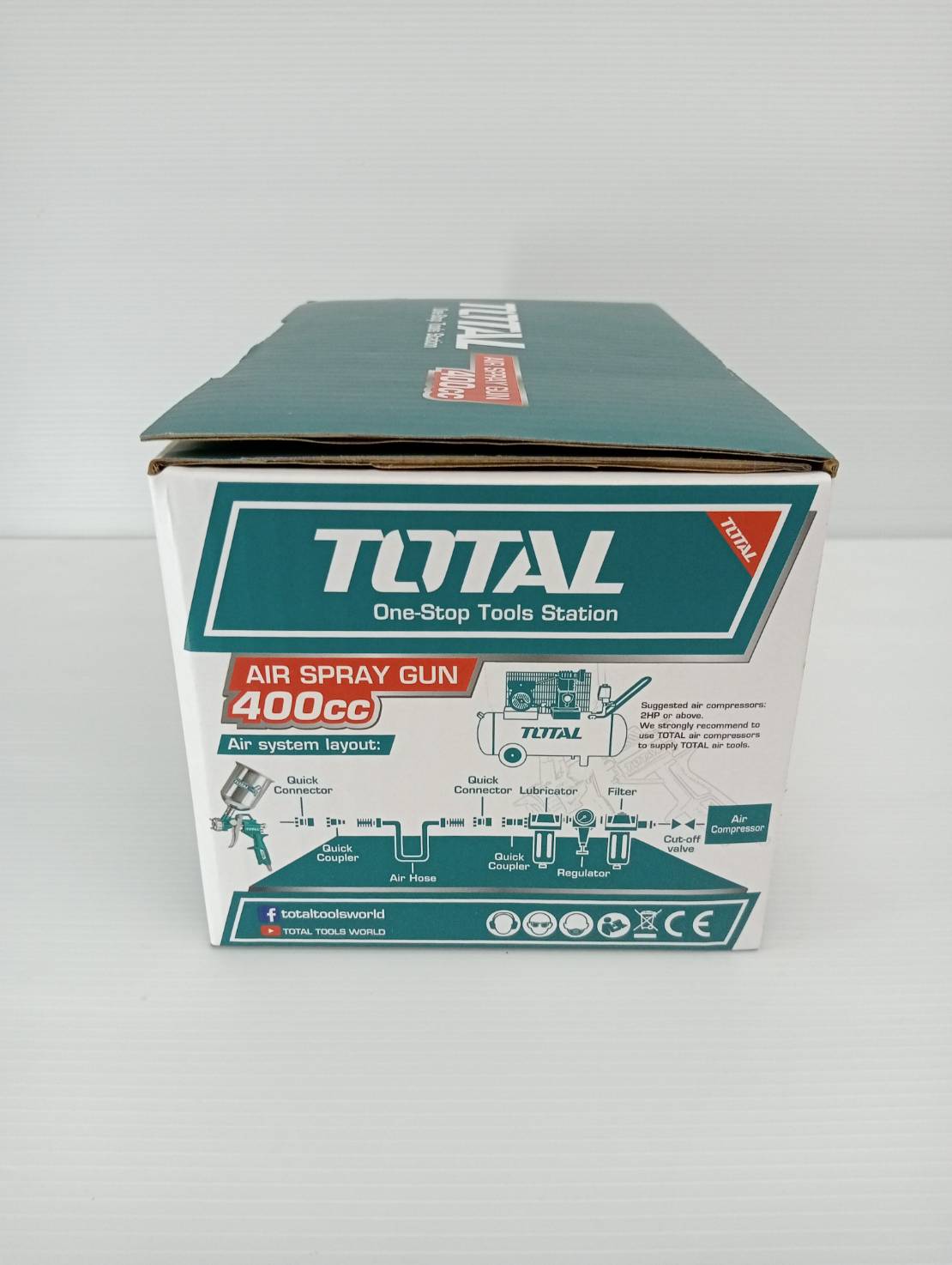 กาพ่นสีแบบหงาย 400CC TAT10401 TOTAL