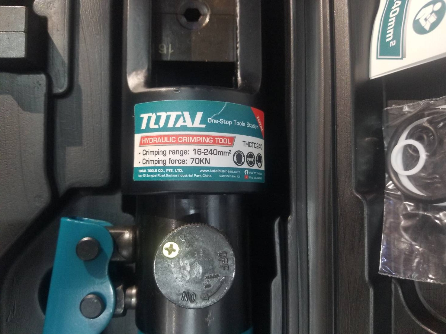 คีมย้ำหางปลาไฮดรอลิค 16-240mm² THCT0240 TOTAL