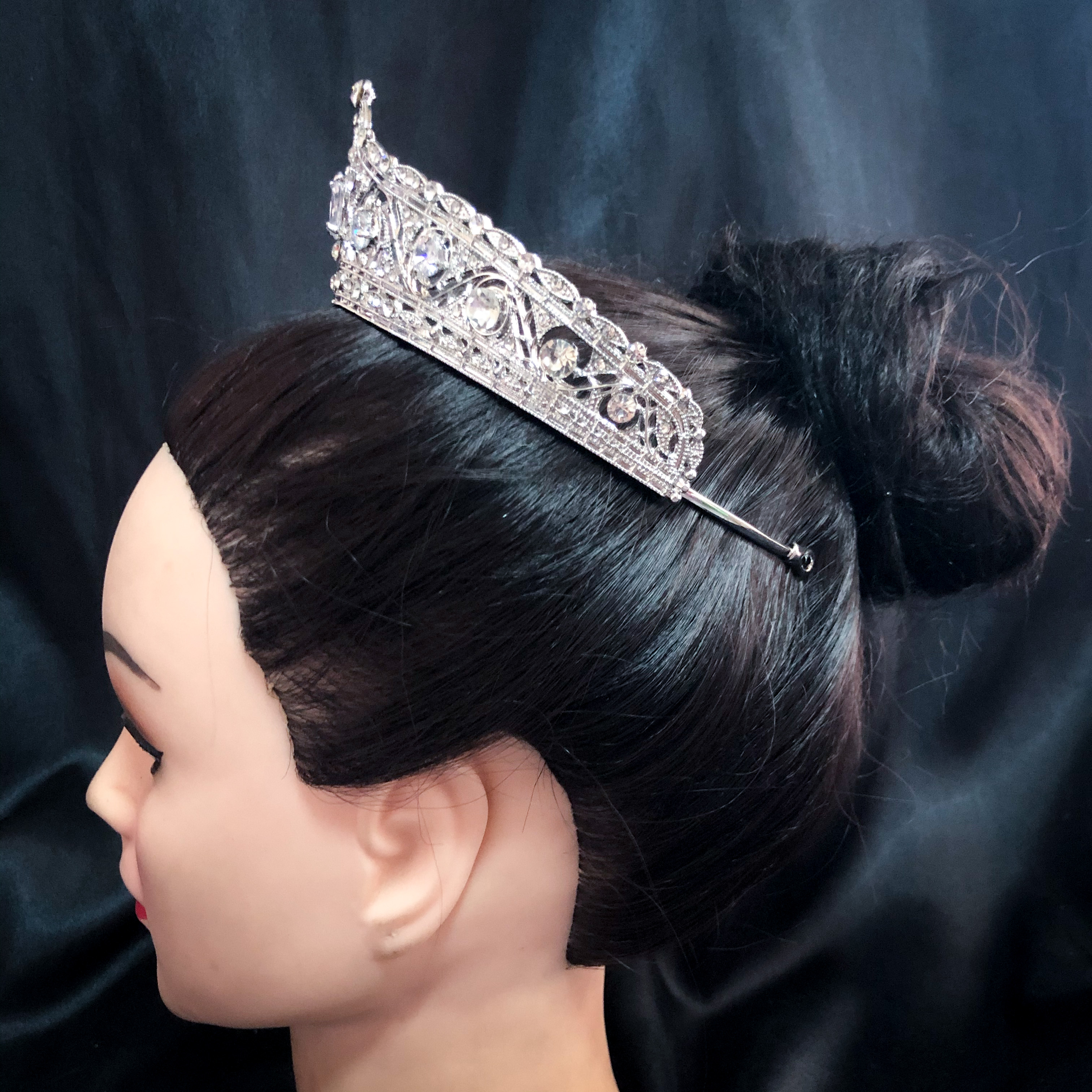 (พร้อมส่ง) เทียร่า 298 สีเงิน มงกุฎนางงาม มงกุฎเจ้าหญิง สีทองหรูหรา งานสวย ปราณีต QCเพชรทุกเม็ด สินค้าพร้อมส่งจากไทย