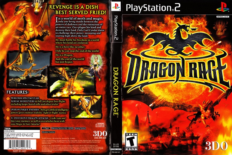 DRAGON RAGE [US : CD 1 Disc]
