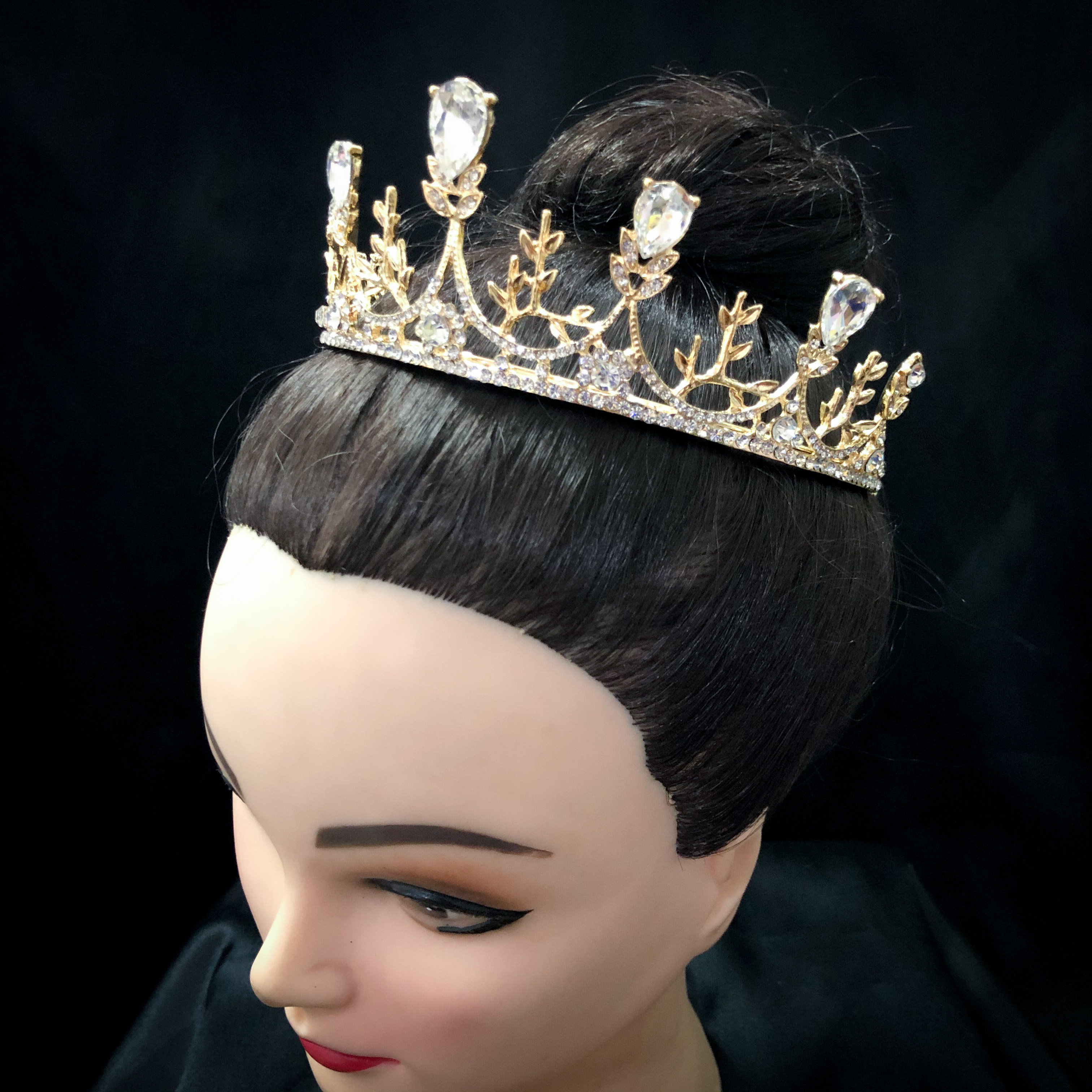 (พร้อมส่ง) เทียร่า 258 สีทอง งานสวยเกินราคา เกรดพรีเมี่ยม ใส่ได้หลายครั้ง