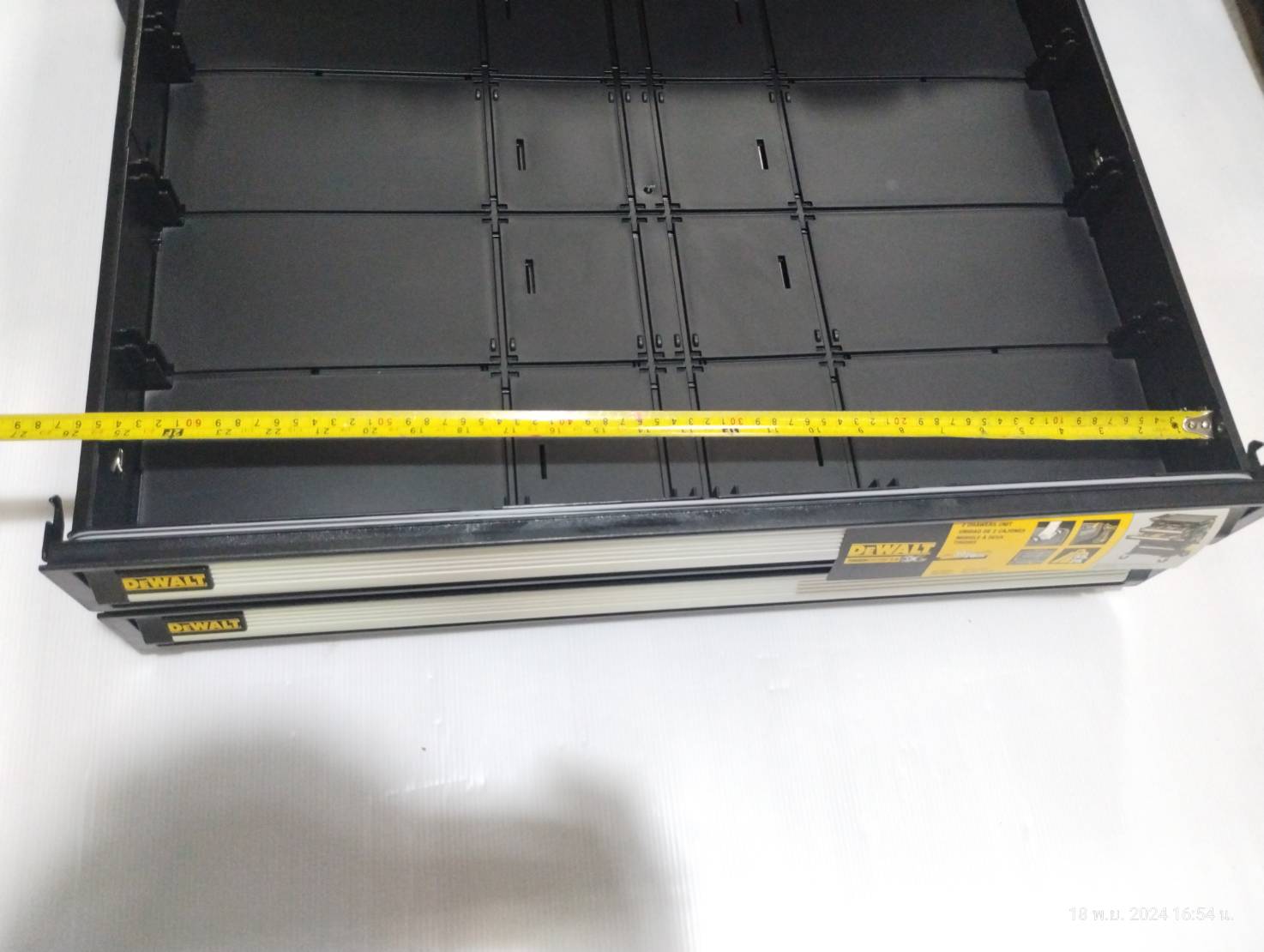 DEWALT รุ่น DWST08520-1 กล่องลิ้นชัก 2 ชั้น Tough System 2.0 DXL
