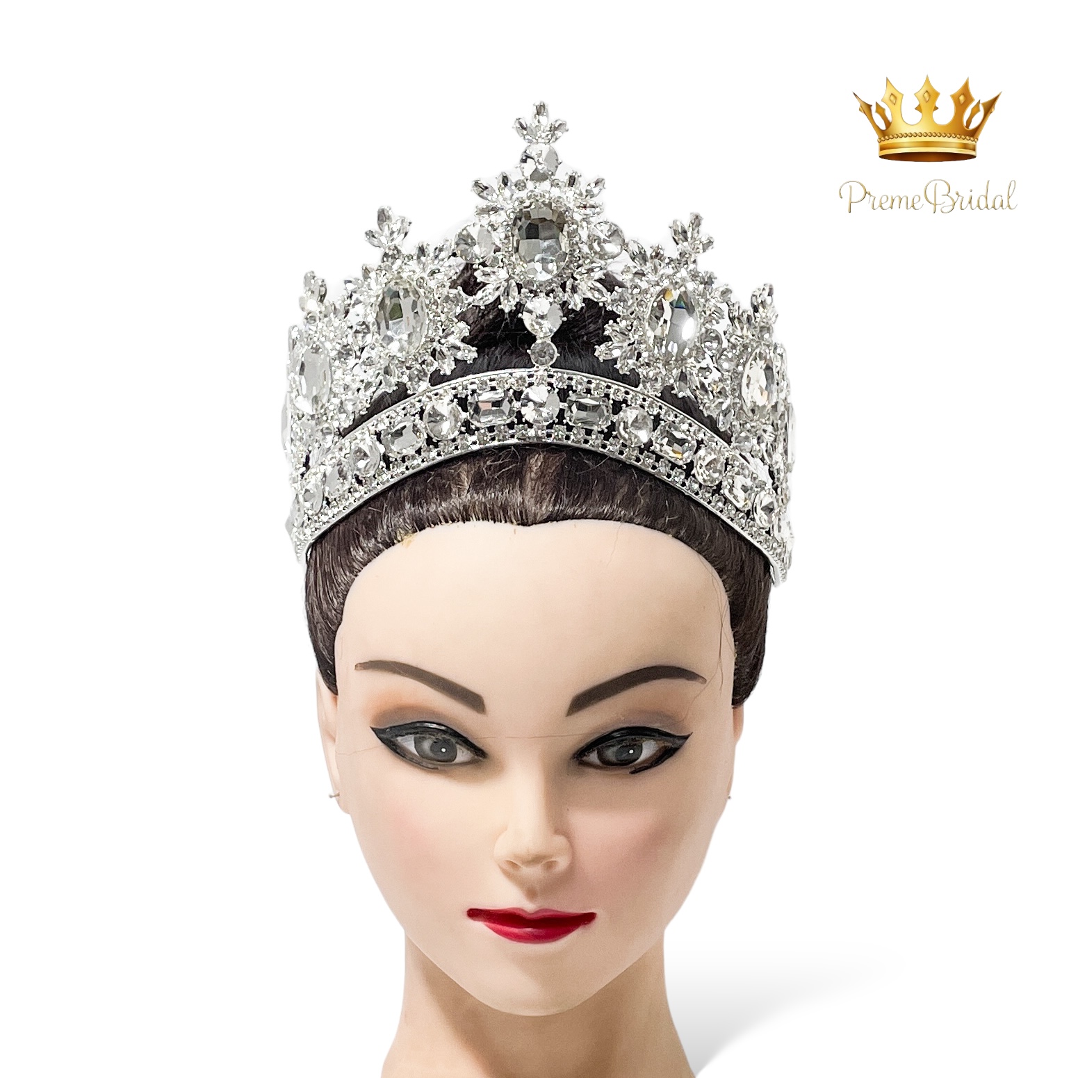 (พร้อมส่งจากไทย) มงกุฏ 100 สีเงิน มงกุฎนางงาม มงกุฎเพชร มงกุฎประกวด สินค้าพร้อมส่ง ไม่ต้องรอนาน งานพรีเมี่ยม