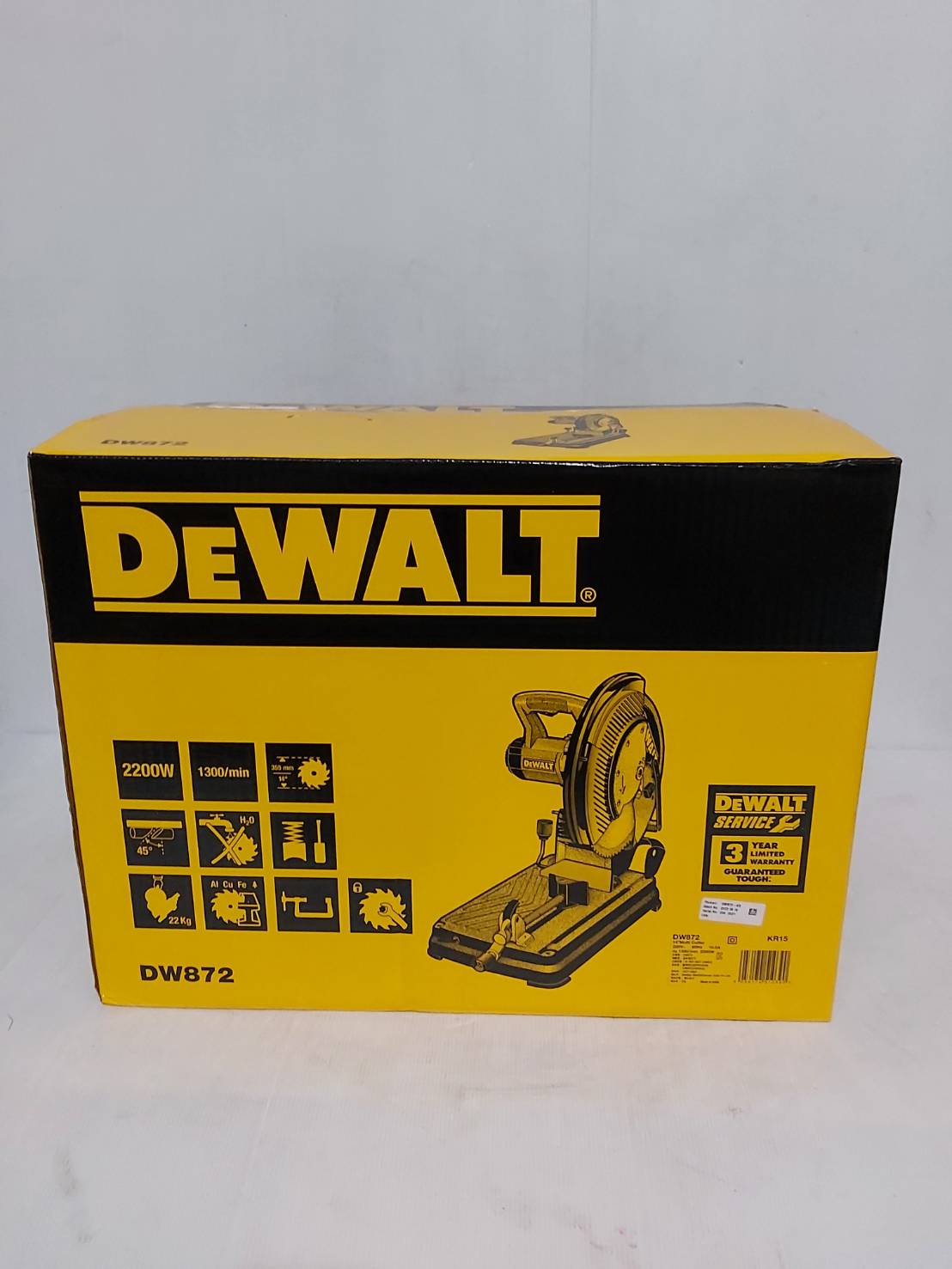 แท่นตัดเหล็กไร้สะเก็ดไฟ14" DW872 DEWALT
