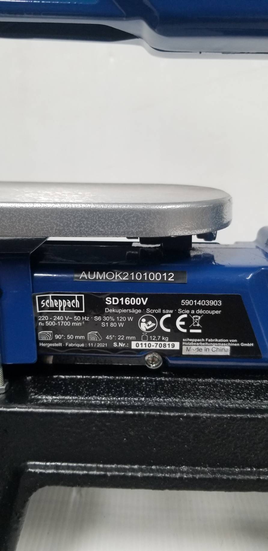 แท่นเลื่อยฉลุ16" SD1600V SCHEPPACH