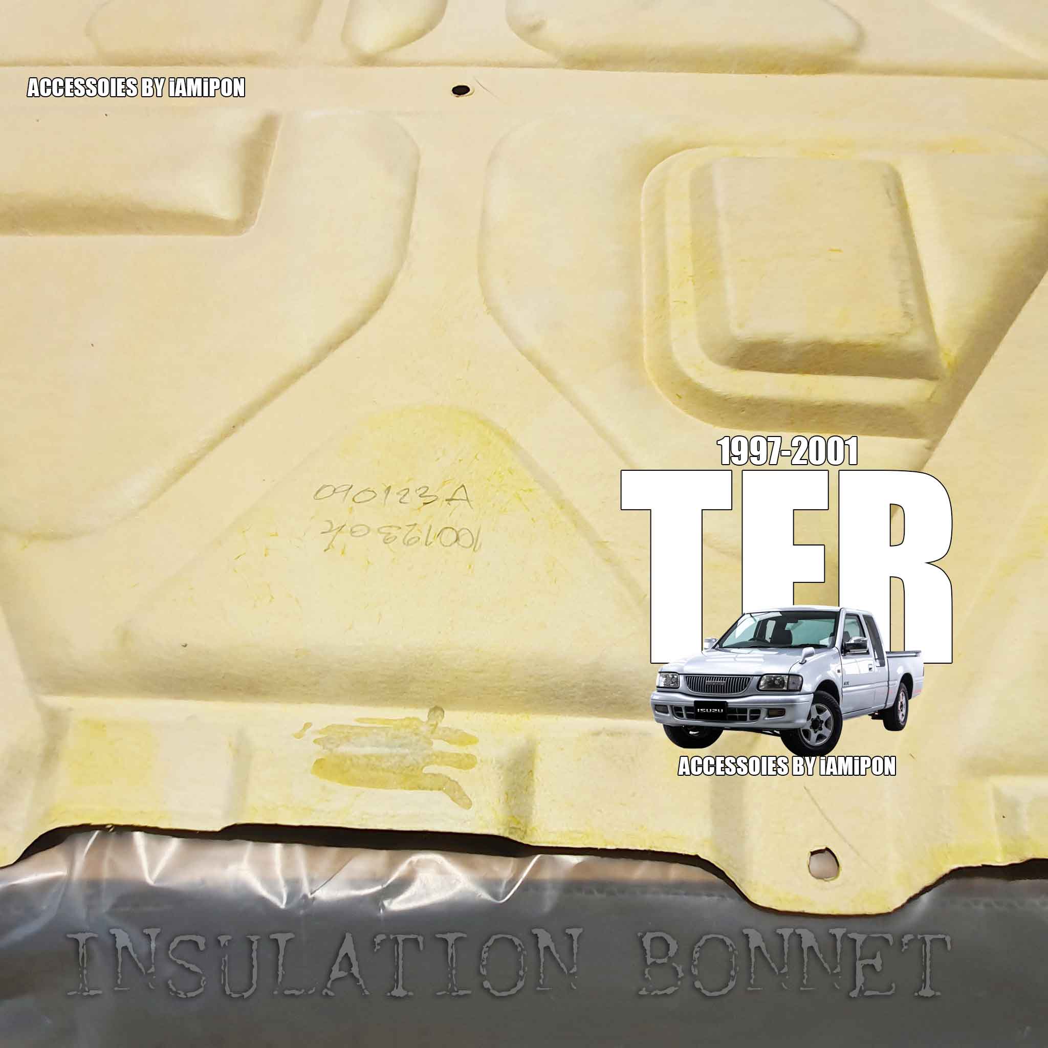 แผ่นกันความร้อนฝากระโปรง อีซุซุ TFR 1997-2001 แท้ห้าง INSULATION BONNET ISUZU TFR 1997-2001 MASTER