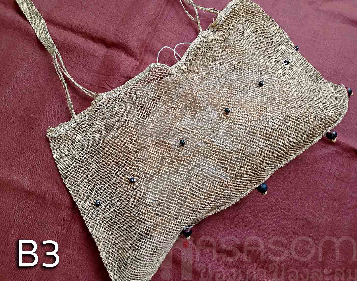 กระเป๋าถักเชือกใยกัญชง