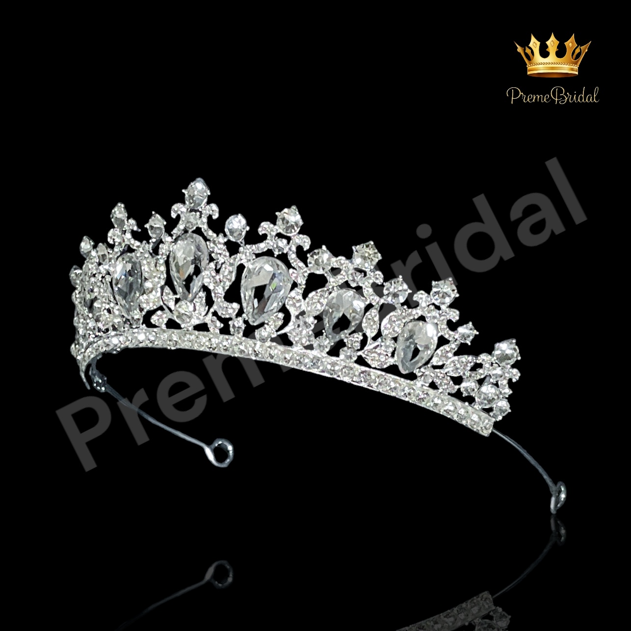 (พร้อมส่ง) เทียร่า 421 มงกุฎเพชร งานเจ้าสาว ครึ่งหัว งานสวย ปราณีต QCเพชรทุกเม็ด สินค้าพร้อมส่งจากไทย