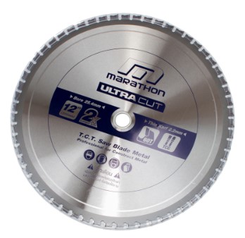 ใบเลื่อยตัดเหล็ก 12"x60T MARATHON