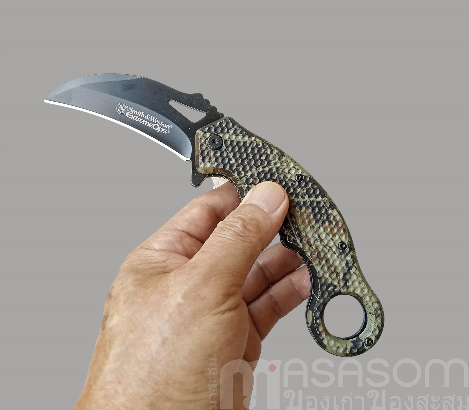 มีดพับ Smith&Wesson คารัมบิตมือสอง