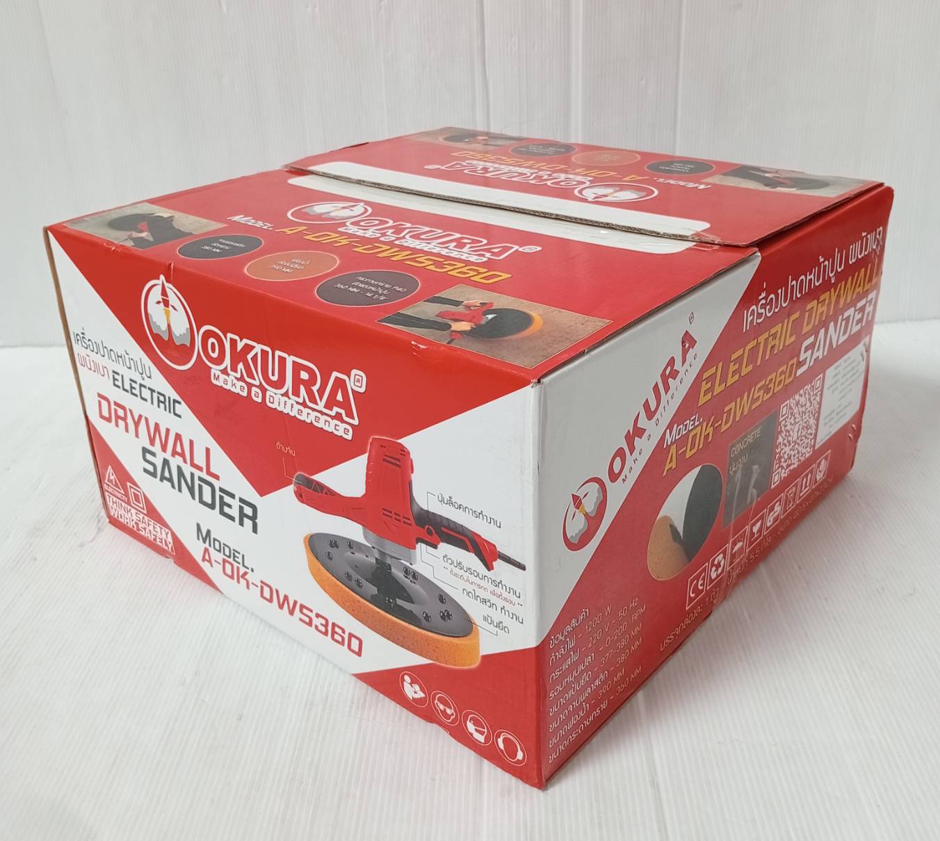 เครื่องปาดหน้าปูน ผนังเบา A-OK-DWS360 OKURA