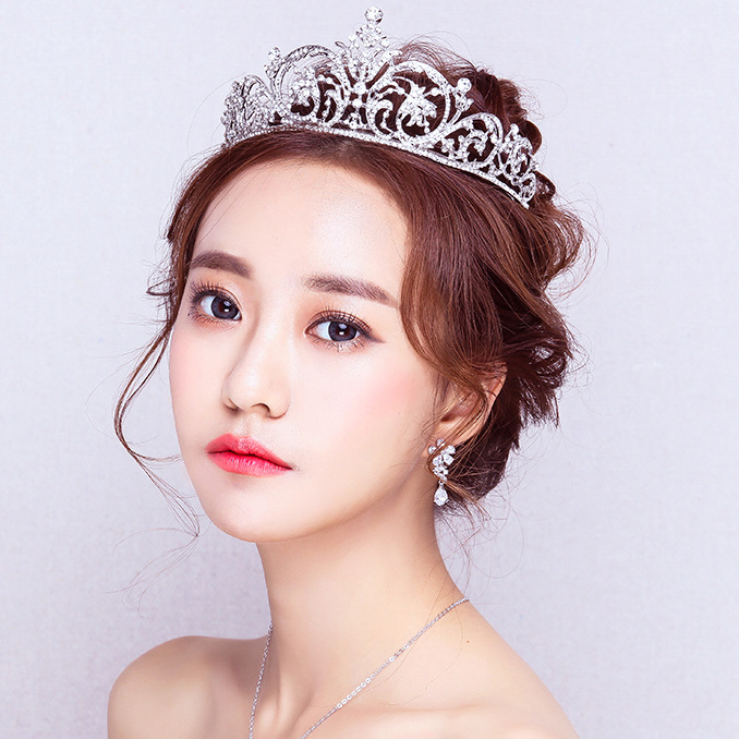 (พร้อมส่ง) เทียร่า 031 มงกุฎนางงาม มงกุฎเจ้าหญิง งานสวย ปราณีต QCเพชรทุกเม็ด สินค้าพร้อมส่งจากไทย