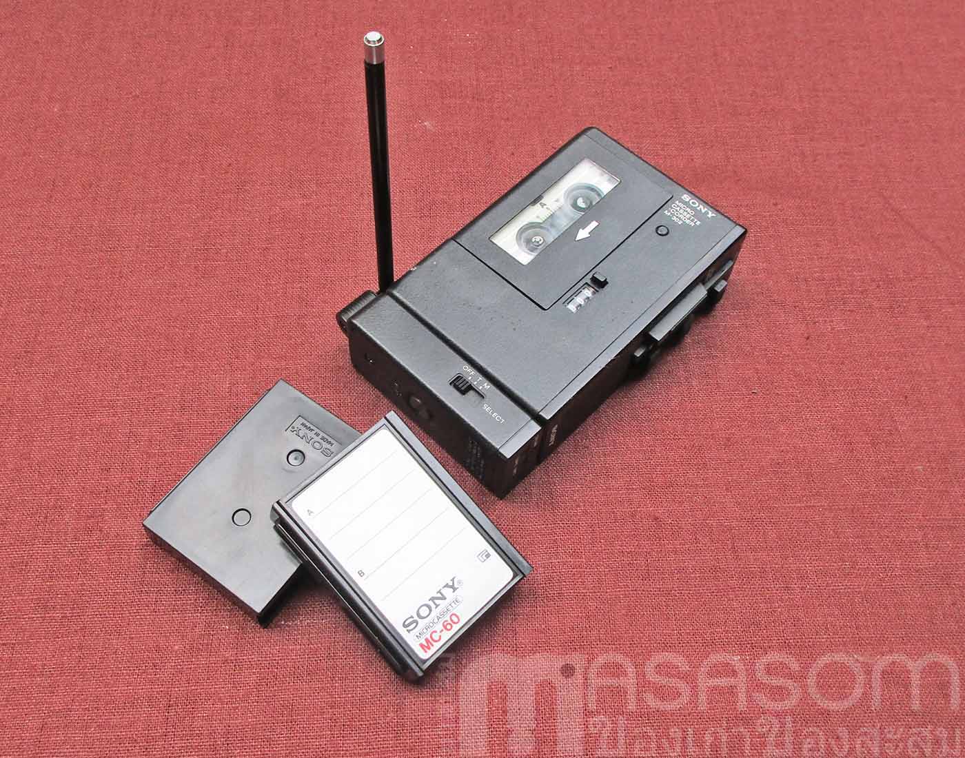 เครื่องบันทึกเสียง sony micro cassette corder