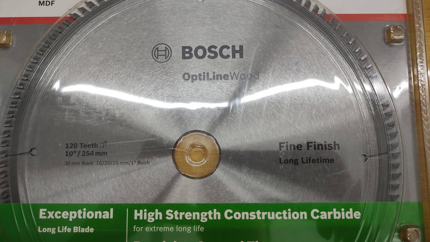 ใบเลื่อยวงเดือน10"X120T BOSCH