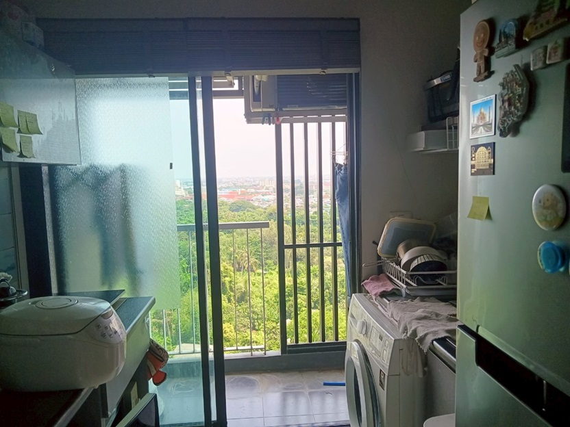 🚩H1253 vายคอนโด แอสปาย สาทร-ตากสิน คอปเปอร์โซน 46.44 ตร.ม. ชั้น14 ห้องมุมติดบันไดหนีไฟ ทิศใต้ วิวสวน ใกล้ BTS สถานีวุฒากาศ