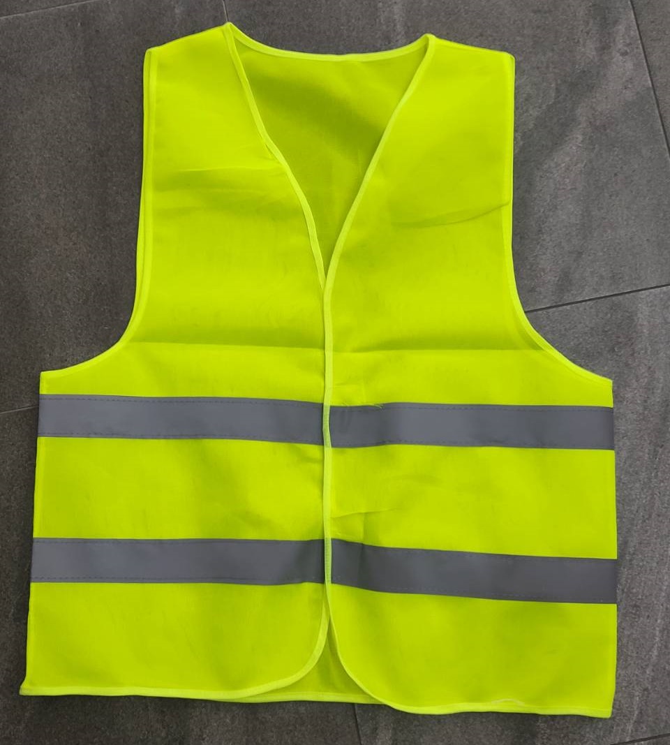 เสื้อสะท้อนแสง สีเขียวเหลือง WK415