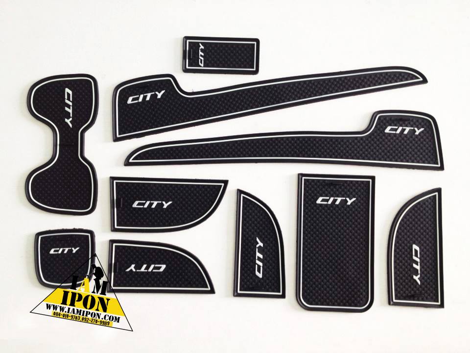 ยางรองหลุม Honda City 2011-2013 สีขาว
