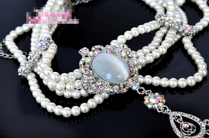 (พร้อมส่ง) สร้อยคอไข่มุก+ต่างหู 019 (หนีบ) ร้านค้าไทย ส่งเร็ว งานสวย เกรดพรีเมี่ยม รีวิวเยอะ