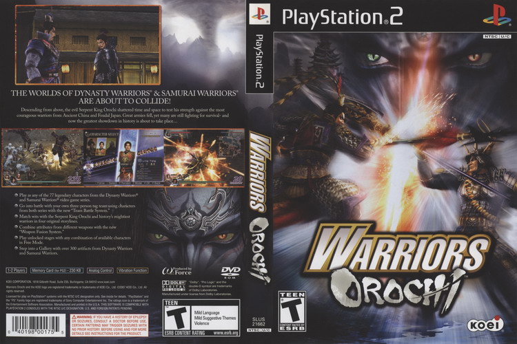 WARRIORS OROCHI 1 [US : DVD5 1 Disc]