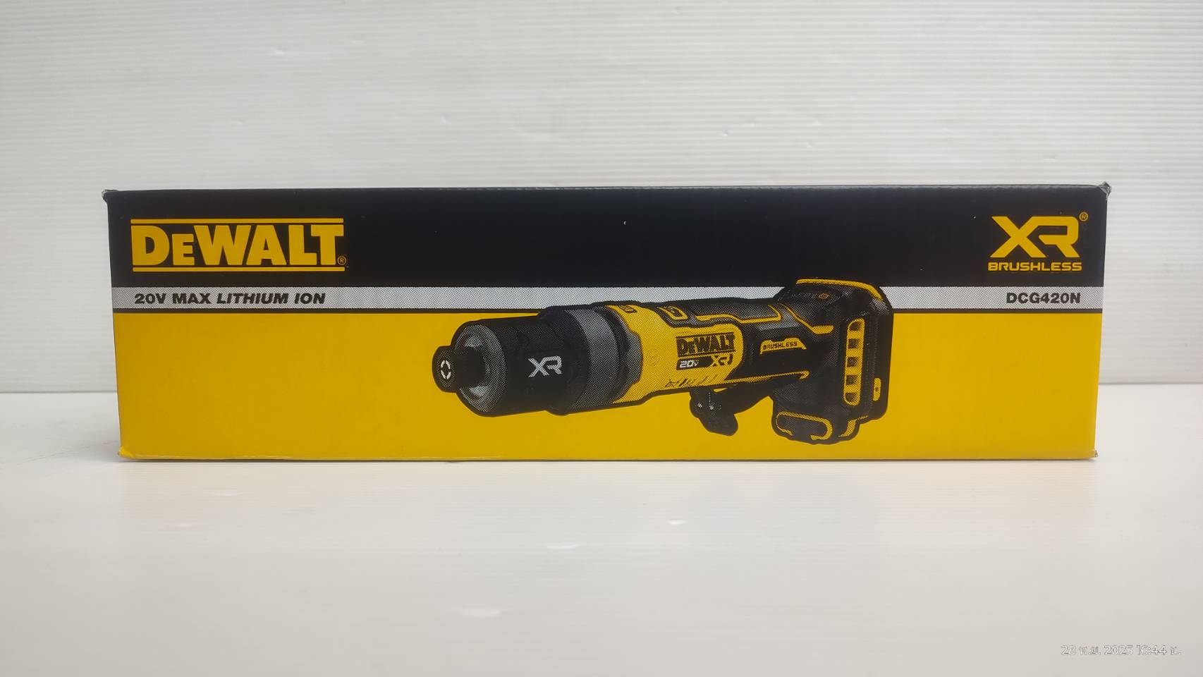 DEWALT รุ่น DCG420N-KRP เครื่องเจียร์คอตรงไร้สาย 4 นิ้ว แบบ Slim Body
