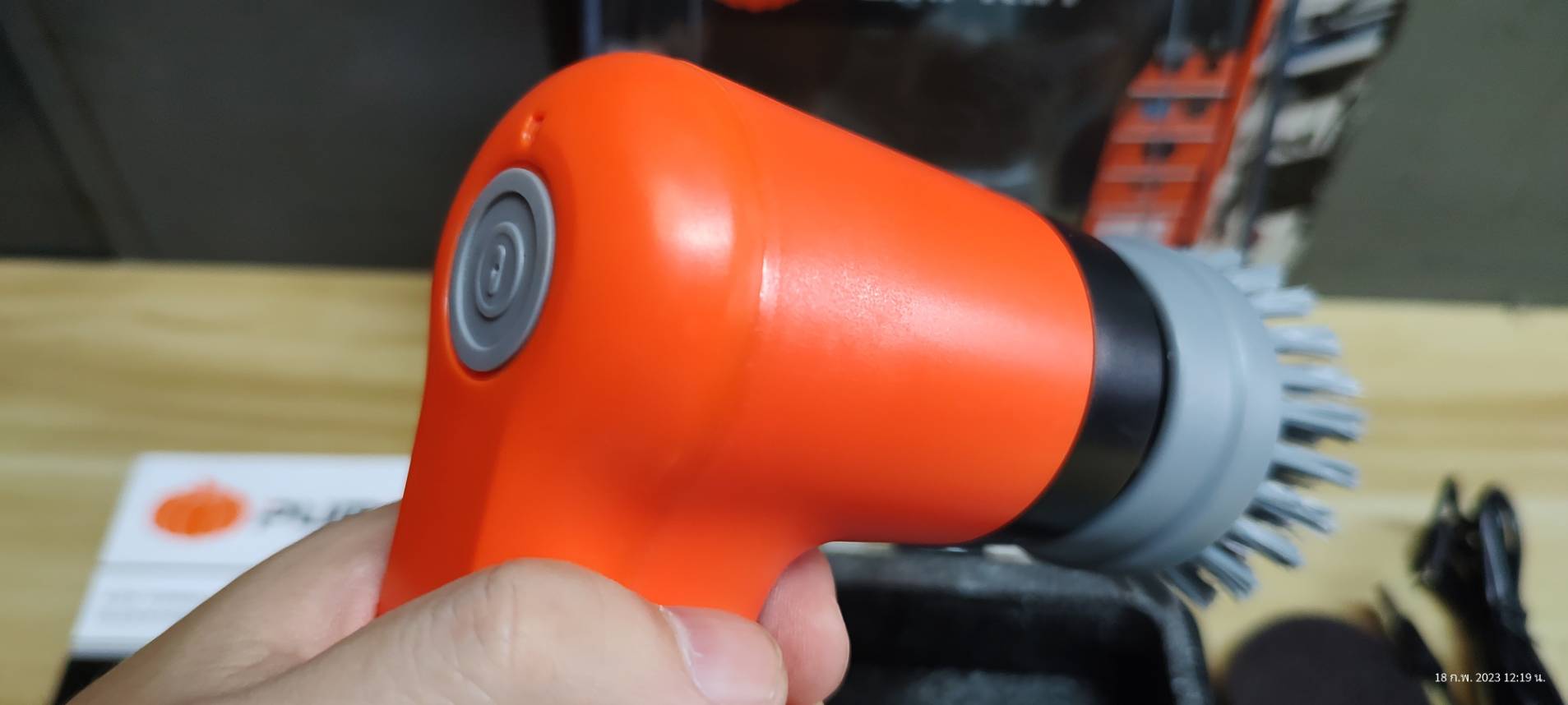 เครื่องขัดอเนกประสงค์ไร้สาย 4V J-4CB20 PUMPKIN #50347