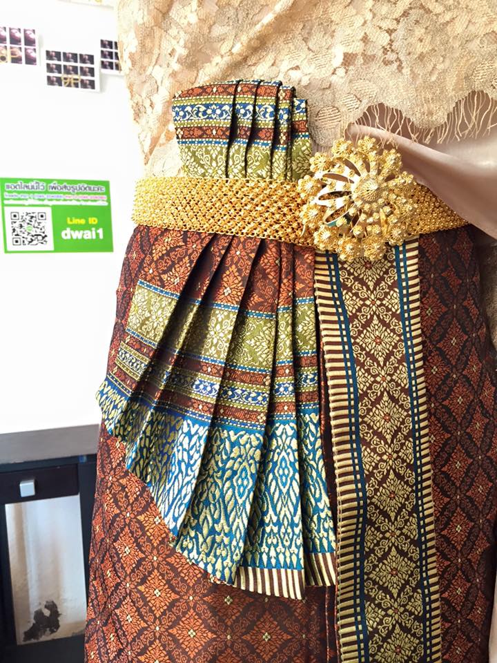 (พร้อมส่ง) ชุดไทยพร้อมส่ง รหัส 017