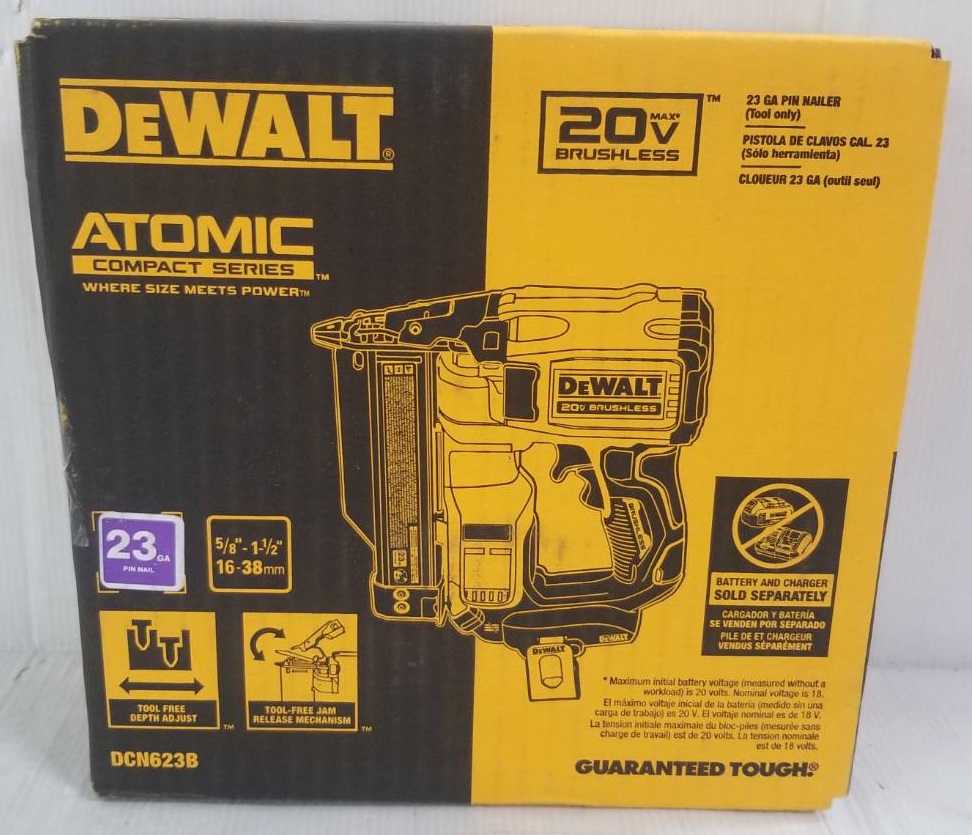 เครื่องยิงตะปู20V DCN623B DEWALT (ตะปูPIN)