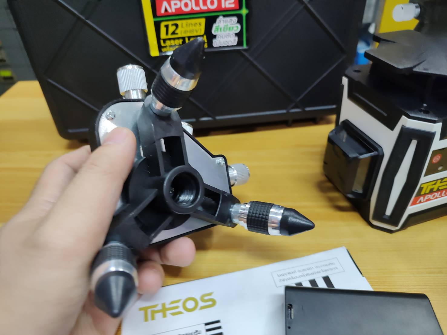 เลเซอร์ระดับ12เส้น Apollo12 THEOS พร้อมขาตั้ง